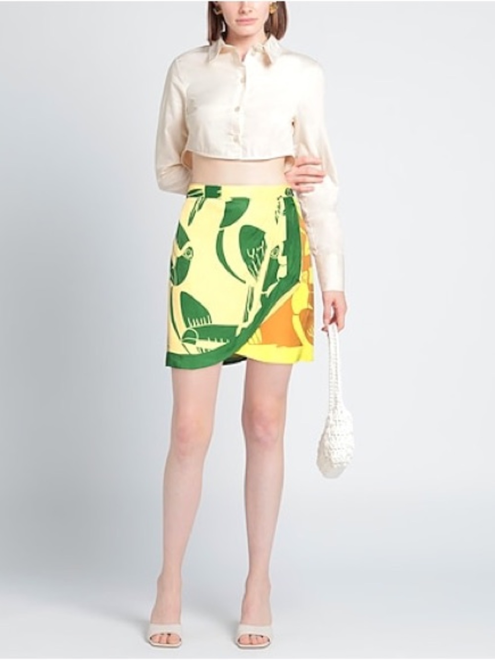 Farm Rio Mixed Rainbow Toucans Mini Skort Size Large NWT - C30-084